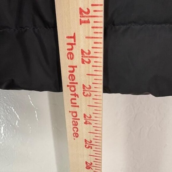 Theory Jacket Womens Medium Puffer Combo Knit Tech Hooded Full Zip Lightweight - Picture 9 of 9